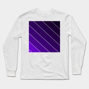 Purple strips Long Sleeve T-Shirt